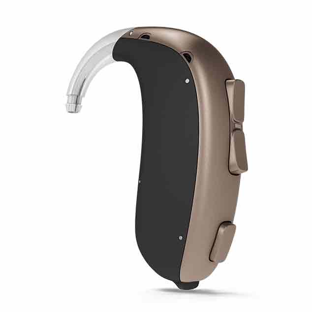 Bernafon Super Power behind-the-ear hearing aids featuring DECS technology for users with severe to profound hearing losses