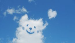 犬の形の雲