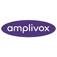 A photo of the Amplivox logo